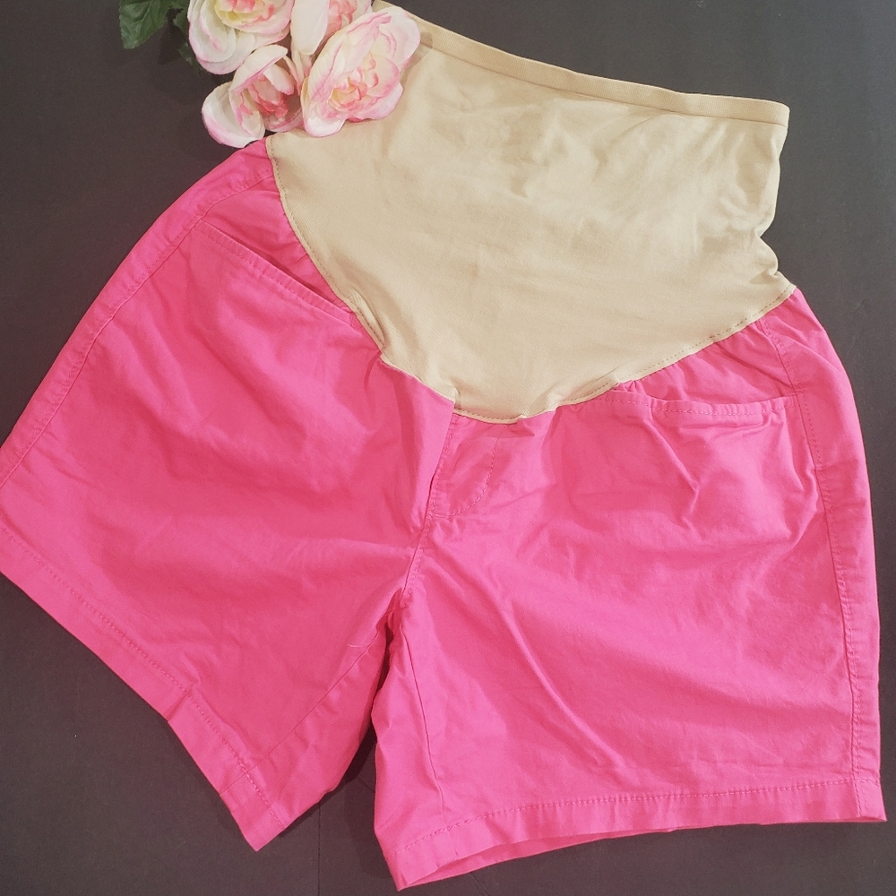 Old Navy Pink Maternity Shorts Size 4 Maternity EUC Like New